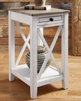 Sectionals for Less - Ashley Furniture - Adalane Accent Table - Accent Table / White/Gray - A4000374