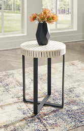 Sectionals for Less - Ashley Furniture - Crewridge Accent Table - Accent Table / Black/Cream - A4000530