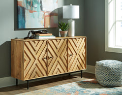 Sectionals for Less - Ashley Furniture - Cadewick Accent Cabinet - Accent Cabinet / Natural - A4000570