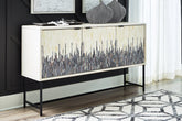 Sectionals for Less - Ashley Furniture - Freyton Accent Cabinet - Accent Cabinet / White/Gray - A4000582