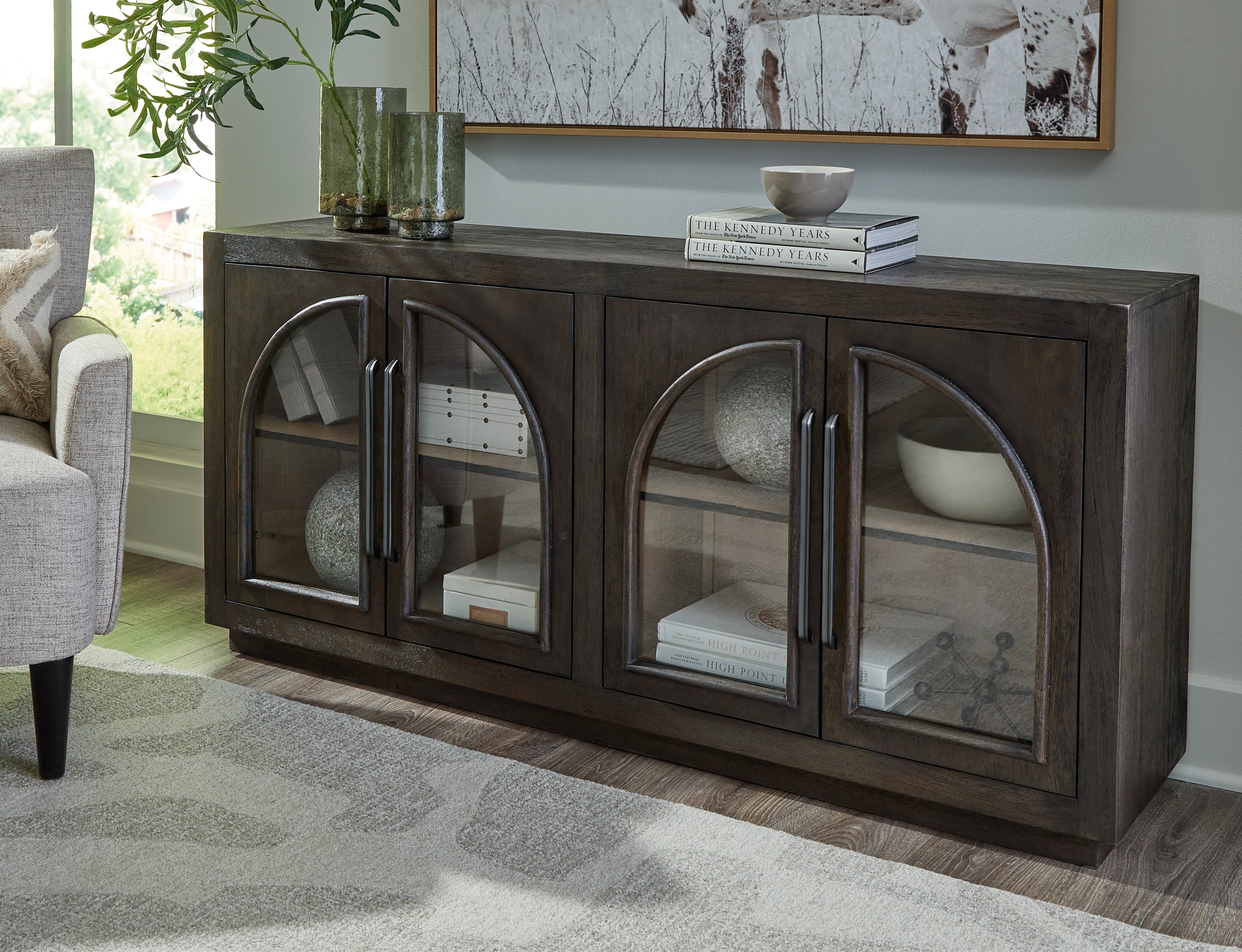 Sectionals for Less - Ashley Furniture - Dreley Accent Cabinet - Accent Cabinet / Grayish Brown - A4000586
