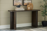 Sectionals for Less - Ashley Furniture - Jalenry Console Sofa Table - Console Sofa Table / Grayish Brown - A4000596