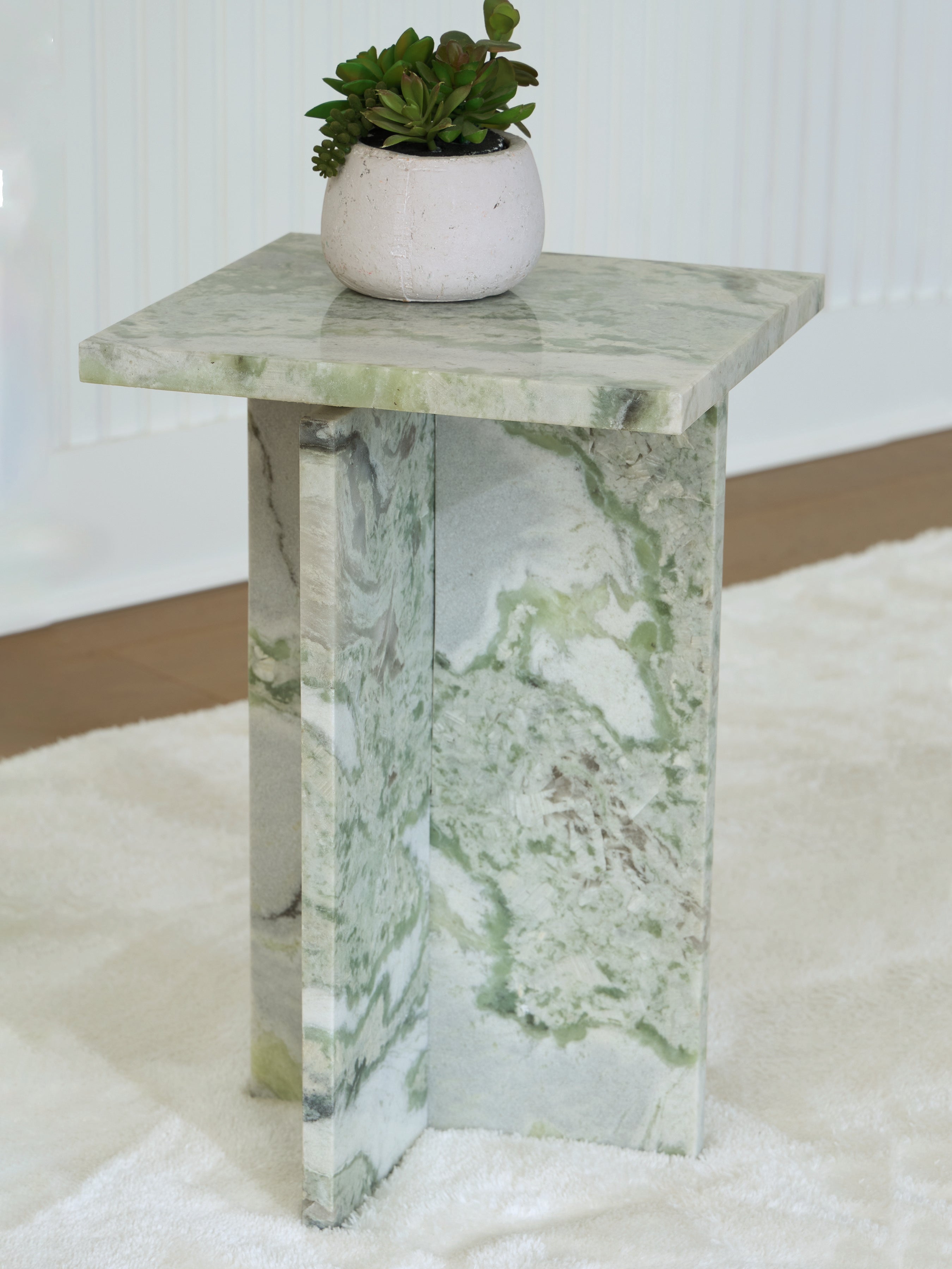 Sectionals for Less - Ashley Furniture - Deaconwell Accent Table - Accent Table / White/Green - A4000648