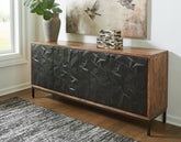 Sectionals for Less - Ashley Furniture - Dorannby Accent Cabinet - Accent Cabinet / Black/Brown - A4000649