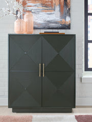Sectionals for Less - Ashley Furniture - Geirwood Accent Cabinet - Accent Cabinet / Dark Green - A4000676
