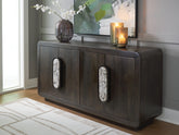Sectionals for Less - Ashley Furniture - Elliston Accent Cabinet - Accent Cabinet / Espresso Brown - A4000683