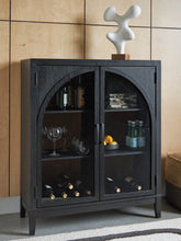 Sectionals for Less - Ashley Furniture - Armenleigh Accent Cabinet - Bar Cabinet / Black/Brown - A4000702