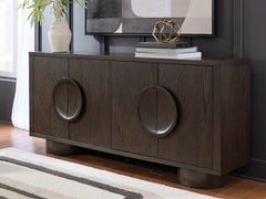 Sectionals for Less - Ashley Furniture - Veeda Accent Cabinet - Accent Cabinet / Dark Brown - A4000703