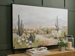 Sectionals for Less - Ashley Furniture - Sidworth Wall Decor - Wall Art / Green/Beige/Gray - A8000480