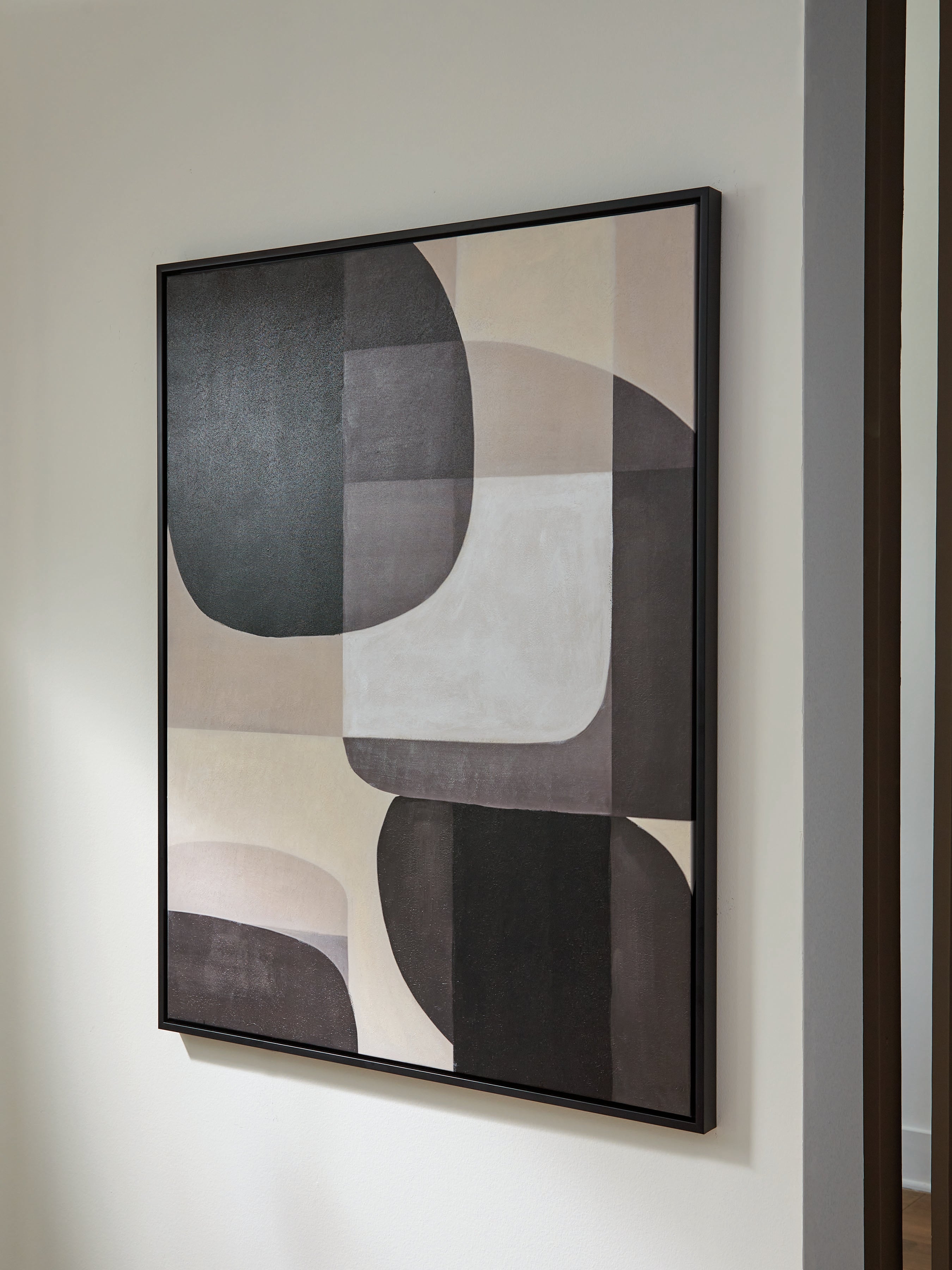 Sectionals for Less - Ashley Furniture - Kesleigh Wall Decor - Wall Art / Black/White - A8000495