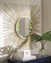 Sectionals for Less - Ashley Furniture - Elspeth Mirror - Accent Mirror / Gold Finish - A8010124