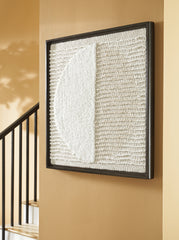 Sectionals for Less - Ashley Furniture - Bachard Wall Decor - Wall Decor / Tan/White - A8010330
