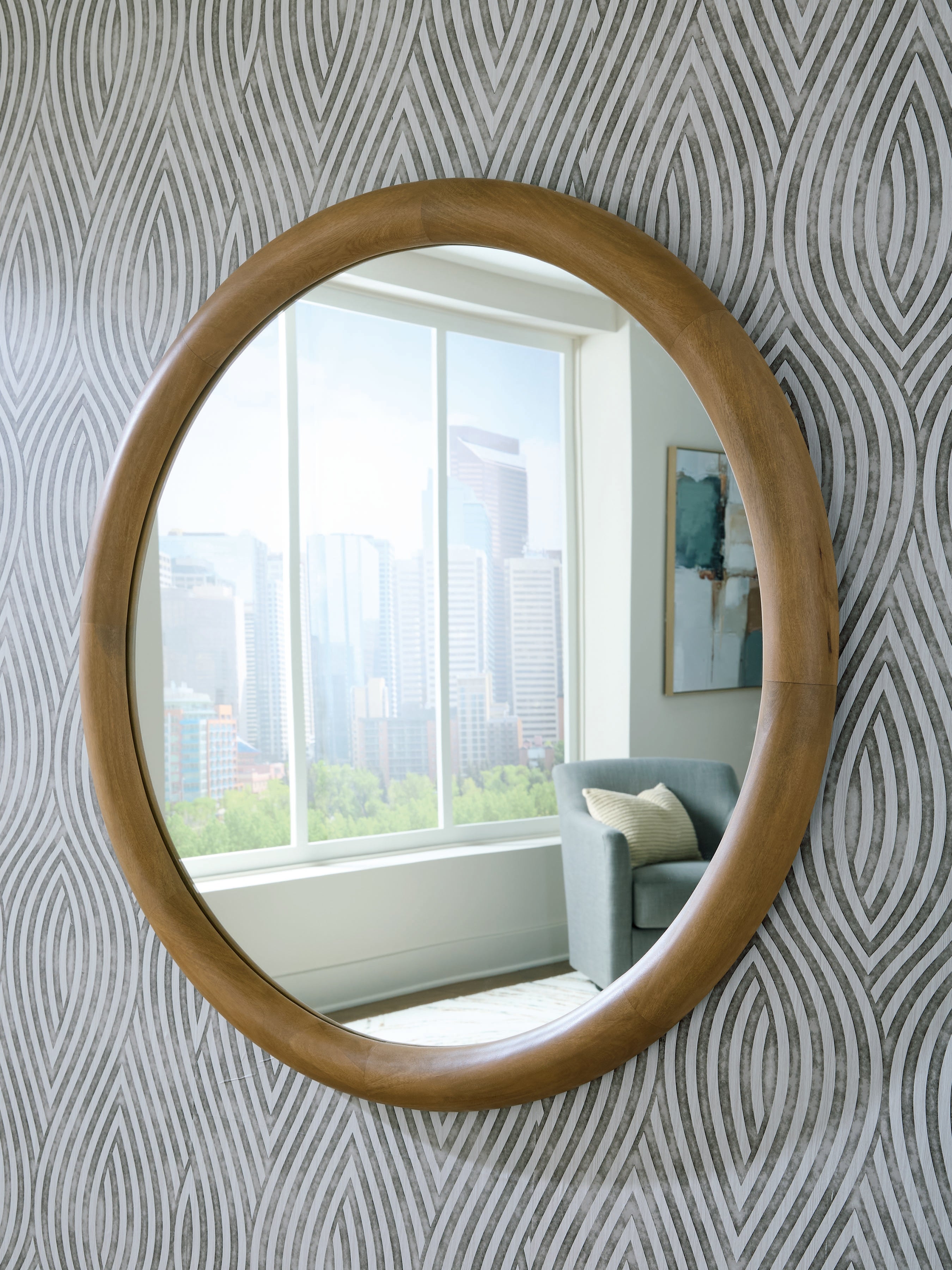 Sectionals for Less - Ashley Furniture - Yadiel Mirror - Accent Mirror / Brown - A8010426
