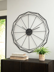 Sectionals for Less - Ashley Furniture - Arkthorne Wall Decor - Wall Clock / Black - A8010429