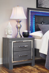 Sectionals for Less - Ashley Furniture - Lodanna Bedroom - Two Drawer Night Stand / Gray - B214-92