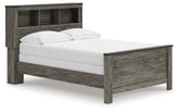 Sectionals for Less - Ashley Furniture - Frandern Bedroom - Full Panel Bed with Storage / Black/Gray - B4480B24