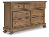 Sectionals for Less - Ashley Furniture - Feddinger Bedroom - California King Panel Storage Bed / Medium Brown - PCB779B13