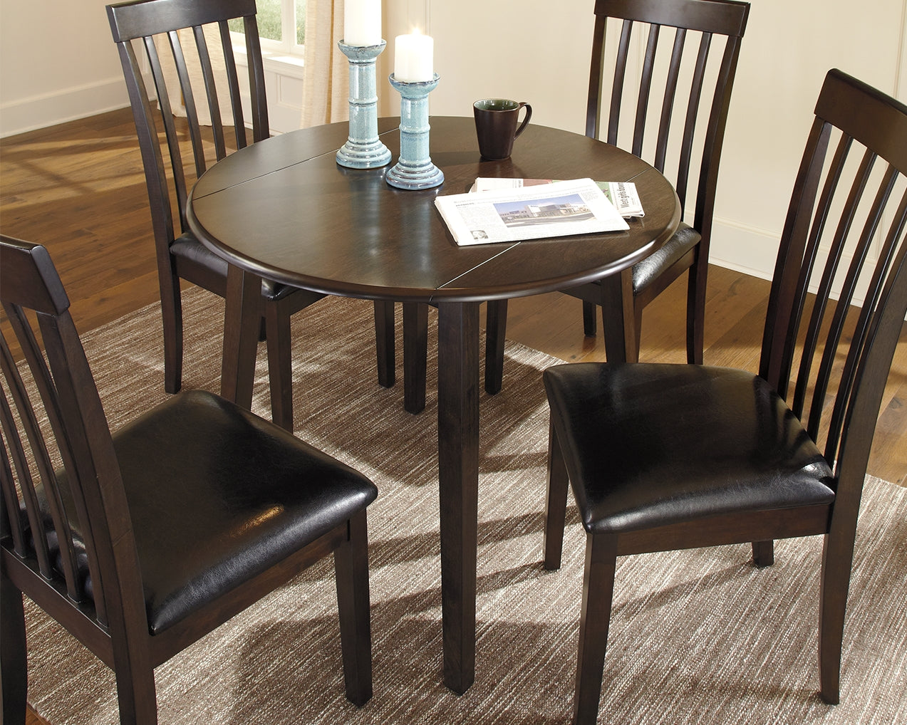 Sectionals for Less - Ashley Furniture - Hammis Dining Room - Dining Chair (Set of 2) / Dark Brown - D310-01X2