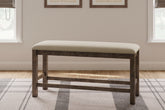 Sectionals for Less - Ashley Furniture - Moriville Dining Room - Upholstered Bench / Beige / 48"W x 17"D x 20"H - D631-00