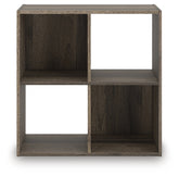 Sectionals for Less - Ashley Furniture - Shallifer Four Cube Organizer - Four Cube Organizer / Brown - EA1104-2X2