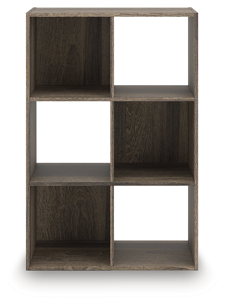 Sectionals for Less - Ashley Furniture - Shallifer Six Cube Organizer - Six Cube Organizer / Brown - EA1104-3X2