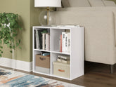 Sectionals for Less - Ashley Furniture - Onita Four Cube Organizer - Four Cube Organizer / White - EA9630-2X2