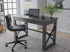 Sectionals for Less - Ashley Furniture - Freedan Office Desk - Home Office Desk / Grayish Brown - H286-26