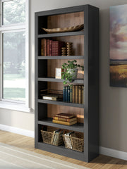Sectionals for Less - Ashley Furniture - Wildenauer Bookcase - Bookcase / Brown/Black - H664-70
