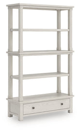 Sectionals for Less - Ashley Furniture - Robbinsdale Bookcase - Bookcase / Antique White - H742-70