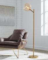 Sectionals for Less - Ashley Furniture - Abanson Lighting - Metal Floor Lamp (1/CN) / Black - L734381
