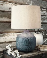 Sectionals for Less - Ashley Furniture - Malthace Lighting - Table Lamp (Set of 2) / Patina - L207304X2