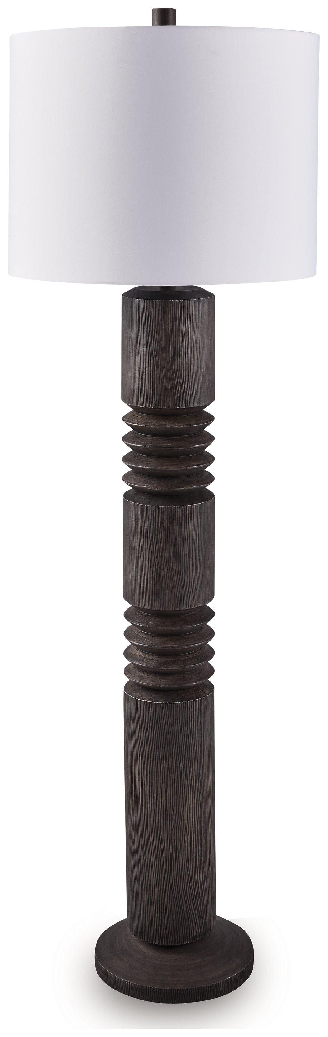 Sectionals for Less - Ashley Furniture - Fainwell Lighting - Poly Floor Lamp (1/CN) / Distressed Black - L235861