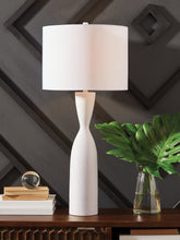 Sectionals for Less - Ashley Furniture - Davinford Lighting - Poly Table Lamp (1/CN) / White - L236004