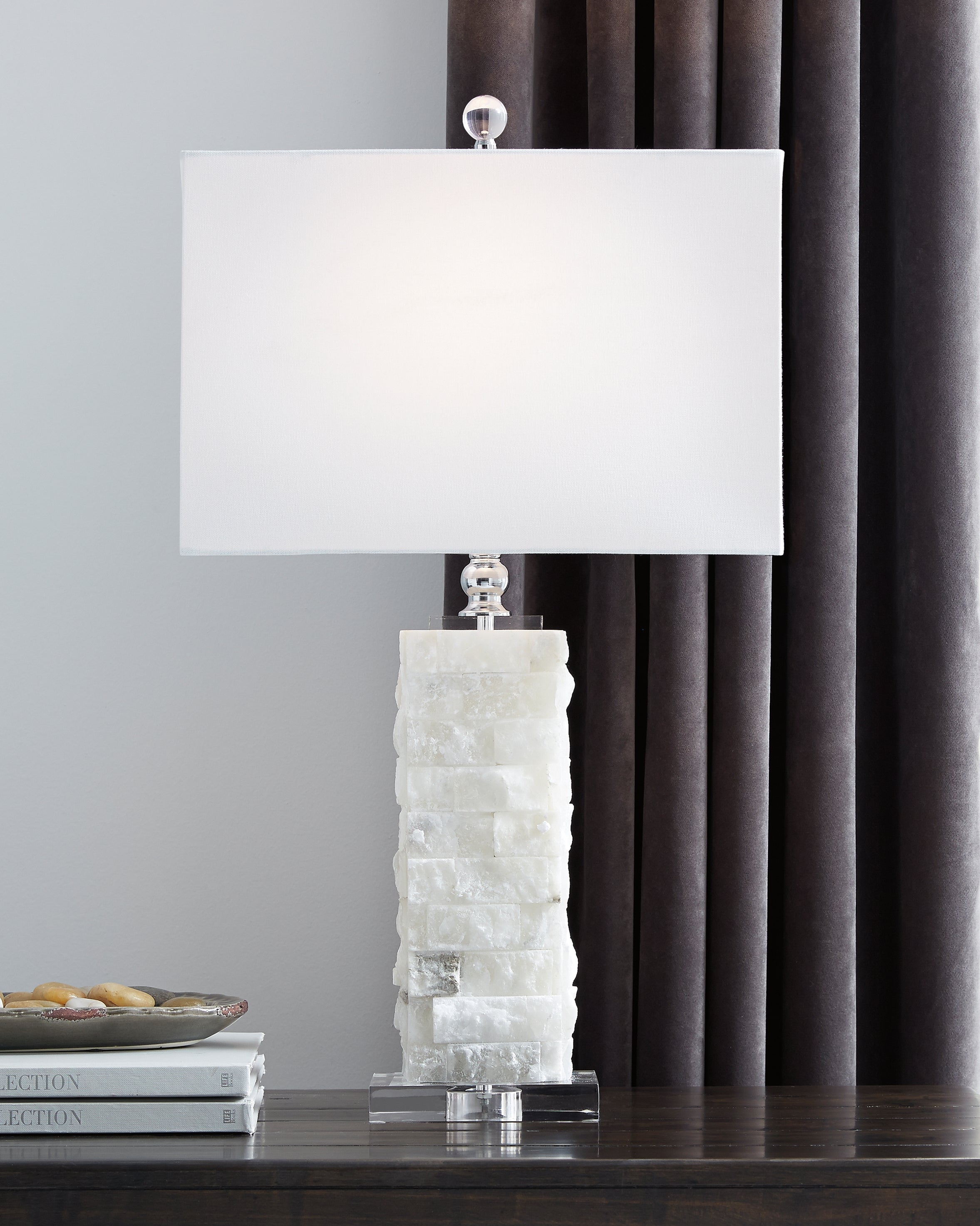 Sectionals for Less - Ashley Furniture - Malise Lighting - Table Lamp (Set of 2) / White - L429014X2