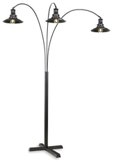 Sectionals for Less - Ashley Furniture - Sheriel Lighting - Metal Arc Lamp (1/CN) / Black - L725059