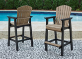 Sectionals for Less - Ashley Furniture - Fairen Trail Outdoor - Barstool (Set of 2) / Black/Driftwood - P211-124