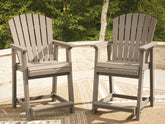Sectionals for Less - Ashley Furniture - Seacliff Beach Outdoor - Barstool (Set of 2) - PCP228-124