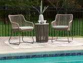 Sectionals for Less - Ashley Furniture - Majors Beach Outdoor - Chairs w/CUSH/Table Set (3/CN) - PCP321-050