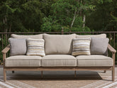 Sectionals for Less - Ashley Furniture - Harmony Headlands Outdoor - Sofa with Cushion - PCP428-838