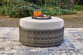 Sectionals for Less - Ashley Furniture - Harbor Court Outdoor - Ottoman with Cushion / Gray - P459-814