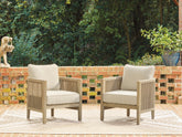 Sectionals for Less - Ashley Furniture - Spooners Cove Outdoor - Lounge Chair w/Cushion (Set of 2) - PCP469-820