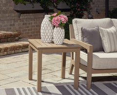 Sectionals for Less - Ashley Furniture - Hallow Creek Outdoor - Sofa with Cushion / Driftwood - P560-838