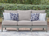 Sectionals for Less - Ashley Furniture - Cove Beach Outdoor - Sofa with Cushion - PCP803-838