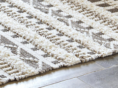 Sectionals for Less - Ashley Furniture - Karalee Rug - 8' x 10' Rug / Ivory/Brown - R404441
