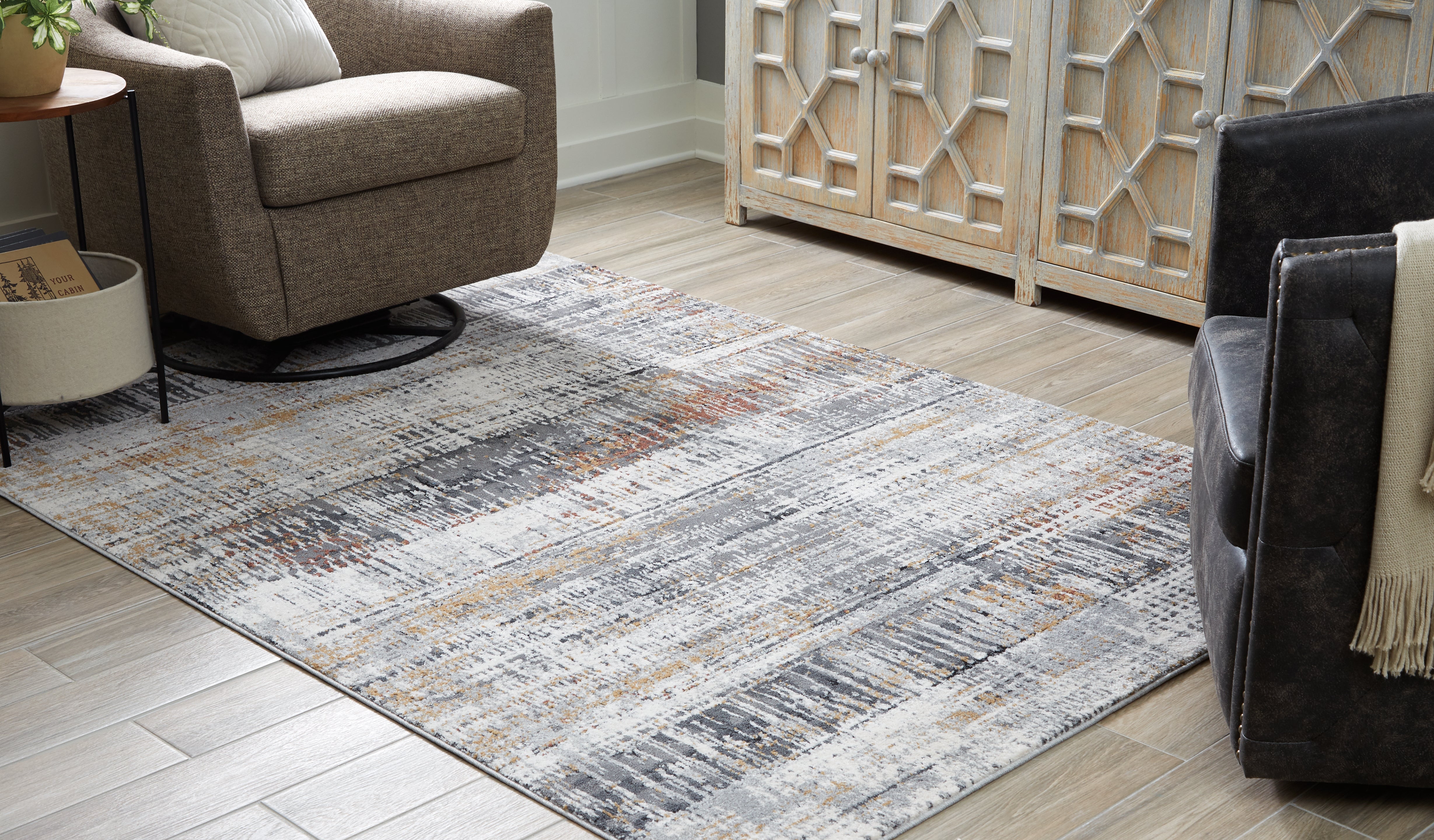 Sectionals for Less - Ashley Furniture - Rhettner Rug - 5'3" x 7'3" Rug / Multi - R406072