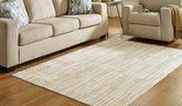 Sectionals for Less - Ashley Furniture - Ardenville Rug - 5' x 7'1" Washable Rug / Tan/Cream - R406212