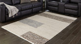 Sectionals for Less - Ashley Furniture - Barus Rug - 8' x 10' Rug / Beige/Brown/Gray - R406401