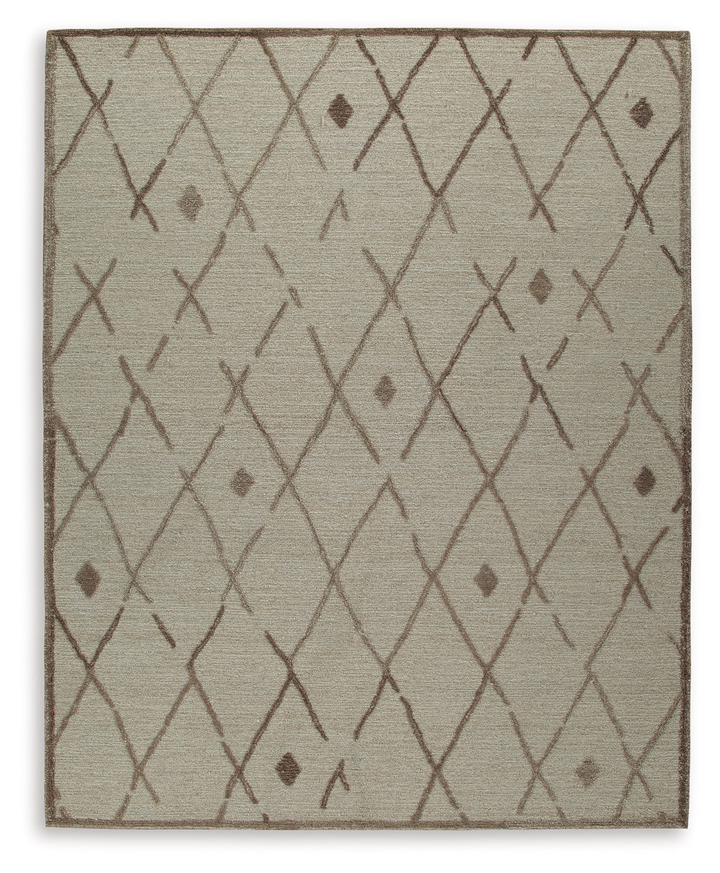 Sectionals for Less - Ashley Furniture - Guyford Rug - 8' x 10' Rug / Beige/Brown - R406871