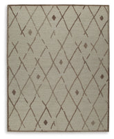 Sectionals for Less - Ashley Furniture - Guyford Rug - 8' x 10' Rug / Beige/Brown - R406871