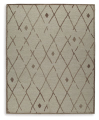 Sectionals for Less - Ashley Furniture - Guyford Rug - 8' x 10' Rug / Beige/Brown - R406871